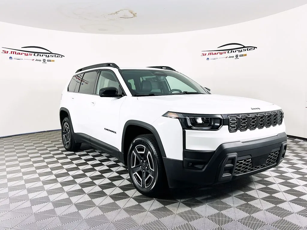 White 2026 Jeep Cherokee Limited for sale in Saint Marys, OH