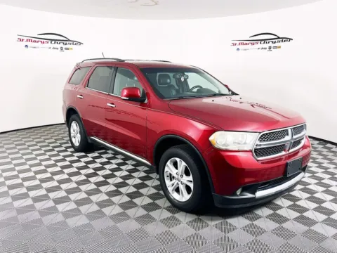 Red 2013 Dodge Durango Crew for sale in Saint Marys, OH