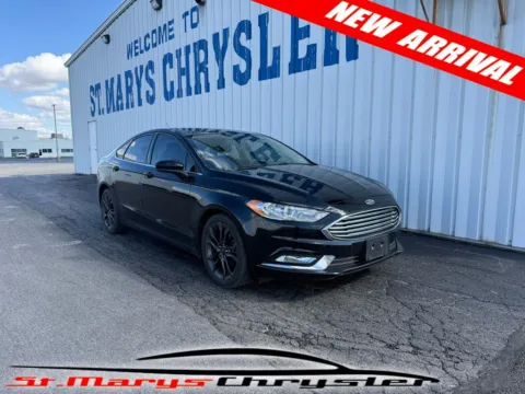 Black 2018 Ford Fusion SE for sale in Saint Marys, OH