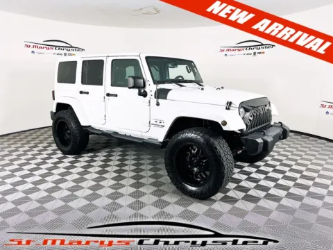White 2018 Jeep Wrangler JK Unlimited Sahara for sale in Saint Marys, OH