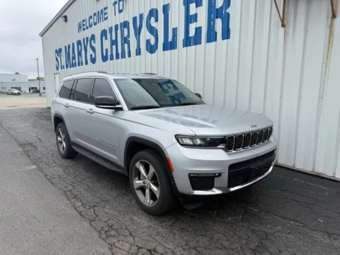 Silver 2021 Jeep Grand Cherokee L Limited for sale in Saint Marys, OH