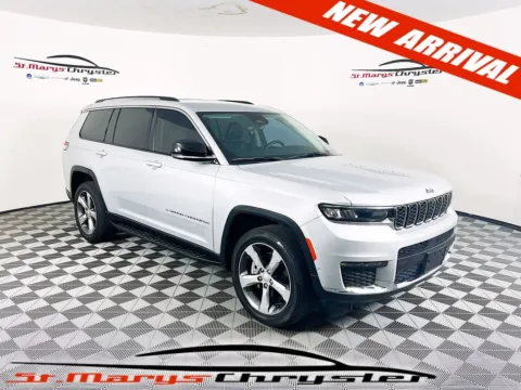 Silver 2021 Jeep Grand Cherokee L Limited for sale in Saint Marys, OH