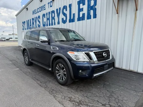 Blue 2019 Nissan Armada SL for sale in Saint Marys, OH