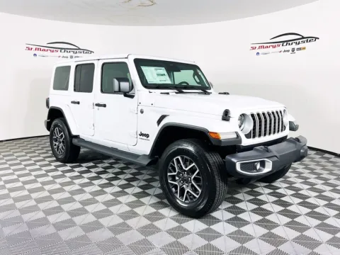 White 2026 Jeep Wrangler Sahara for sale in Saint Marys, OH