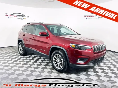Red 2021 Jeep Cherokee Latitude Plus for sale in Saint Marys, OH