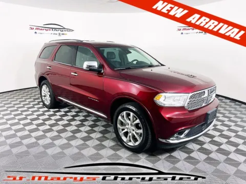 Red 2017 Dodge Durango Citadel for sale in Saint Marys, OH