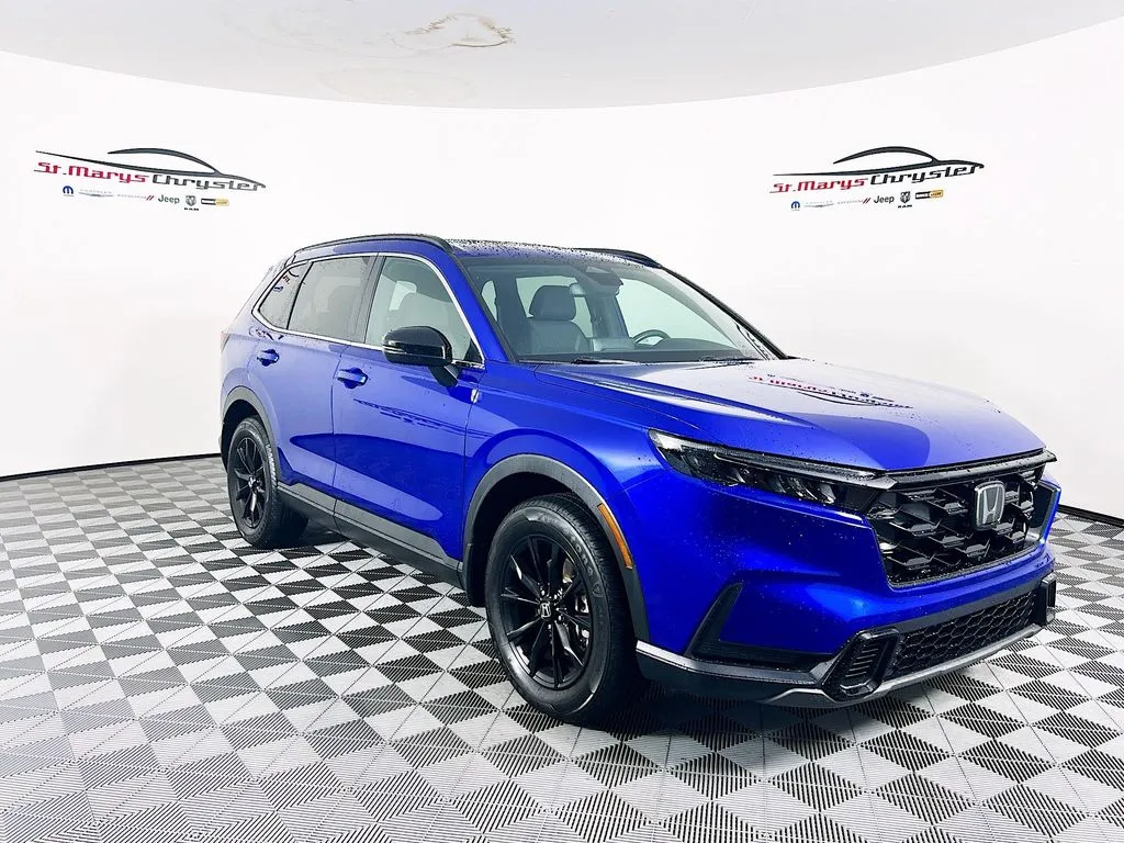Blue 2023 Honda CR-V Hybrid Sport for sale in Saint Marys, OH
