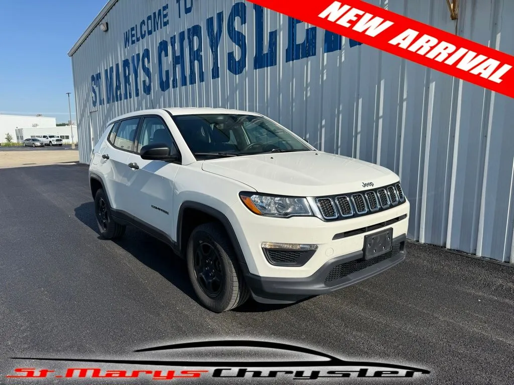 White 2019 Jeep Compass Sport for sale in Saint Marys, OH