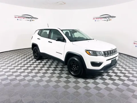 White 2019 Jeep Compass Sport for sale in Saint Marys, OH