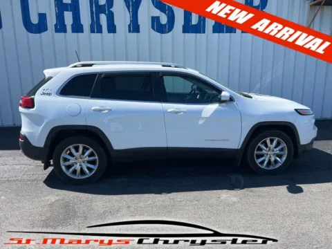 White 2017 Jeep Cherokee Limited for sale in Saint Marys, OH