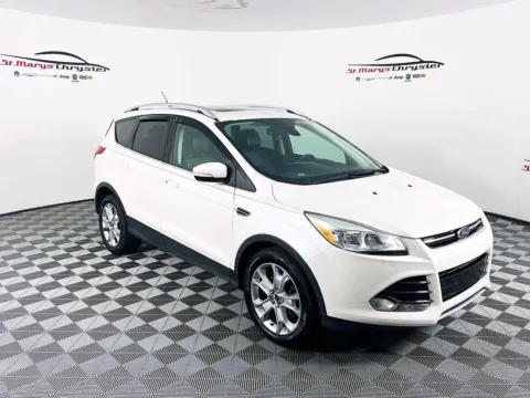 White 2016 Ford Escape Titanium for sale in Saint Marys, OH