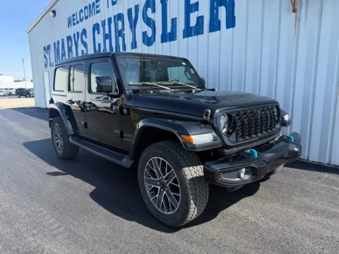 Black 2024 Jeep Wrangler High Altitude 4xe for sale in Saint Marys, OH