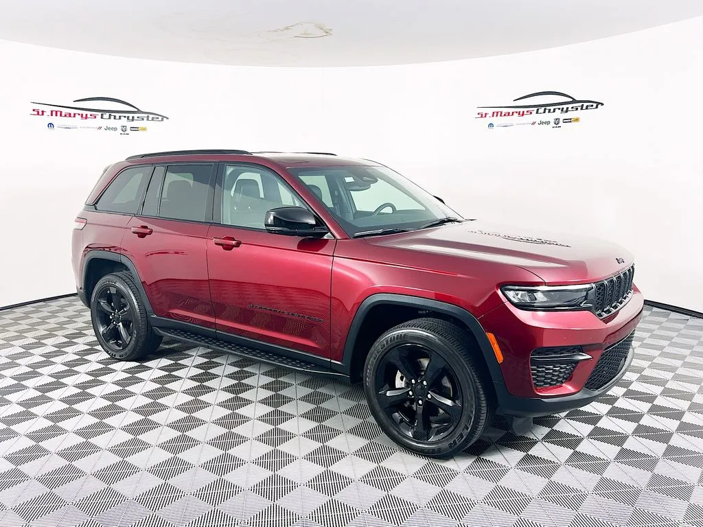 Red 2024 Jeep Grand Cherokee Altitude for sale in Saint Marys, OH
