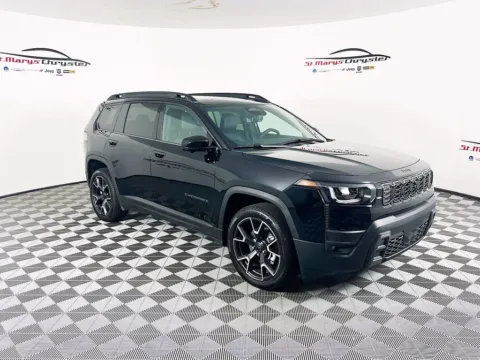 Black 2026 Jeep Cherokee Overland for sale in Saint Marys, OH