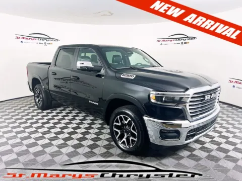 Black 2025 Ram 1500 Laramie for sale in Saint Marys, OH