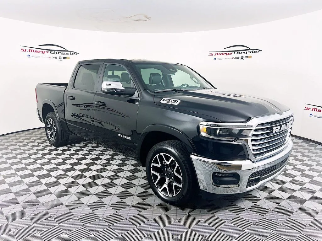 Black 2025 Ram 1500 Laramie for sale in Saint Marys, OH
