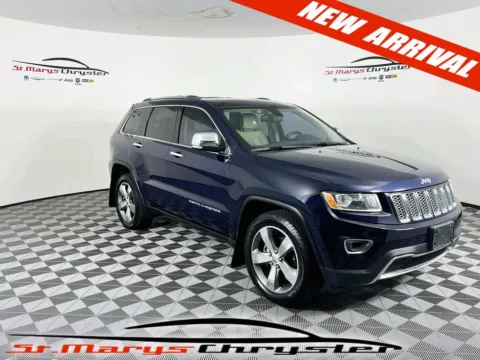 Blue 2014 Jeep Grand Cherokee Limited for sale in Saint Marys, OH