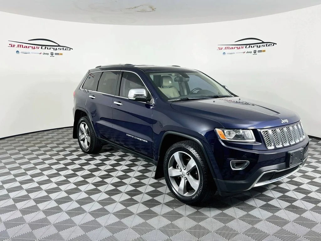 Blue 2014 Jeep Grand Cherokee Limited for sale in Saint Marys, OH