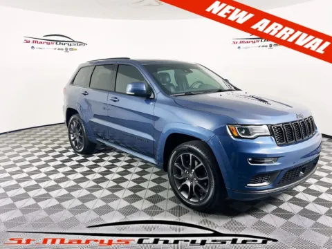 Blue 2021 Jeep Grand Cherokee Overland for sale in Saint Marys, OH
