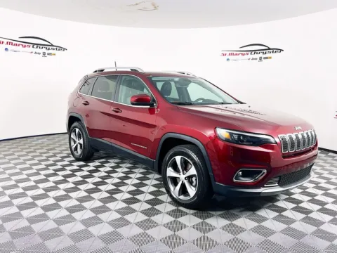 Red 2020 Jeep Cherokee Limited for sale in Saint Marys, OH