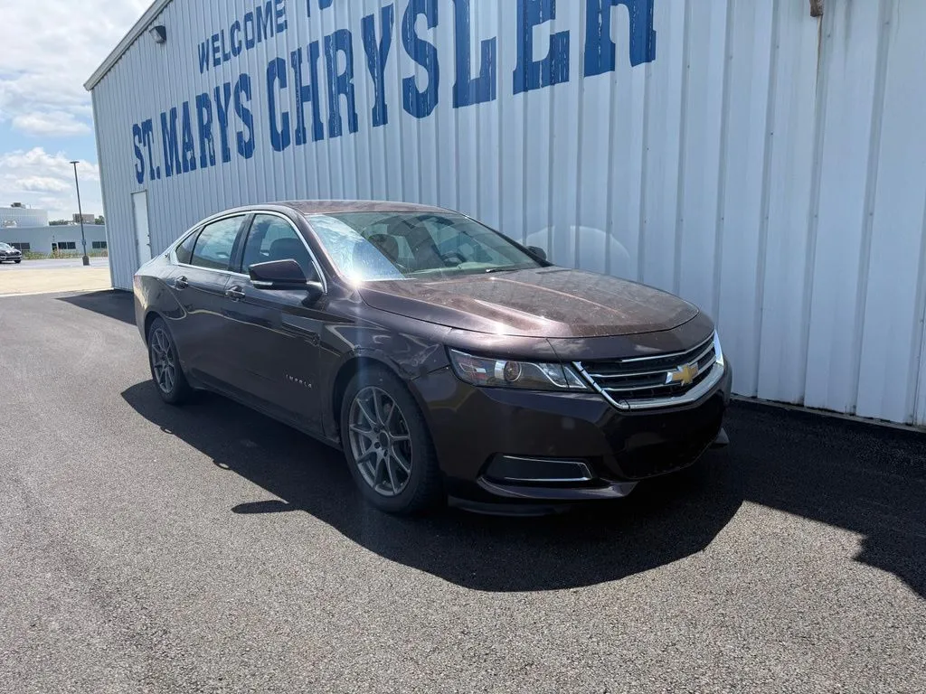 Used 2015 Chevrolet Impala 2LT with VIN 2G1125S30F9139314 for sale in Saint Marys, OH