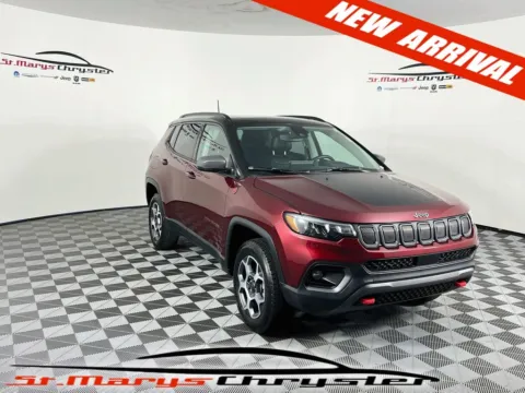 Red 2022 Jeep Compass Trailhawk for sale in Saint Marys, OH