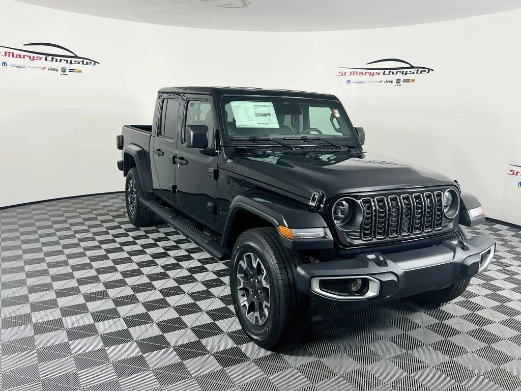 Black 2026 Jeep Gladiator Sahara for sale in Saint Marys, OH