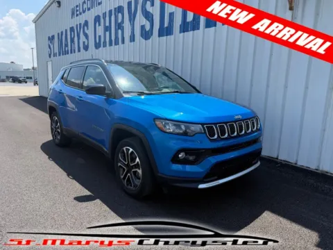Blue 2023 Jeep Compass Limited for sale in Saint Marys, OH