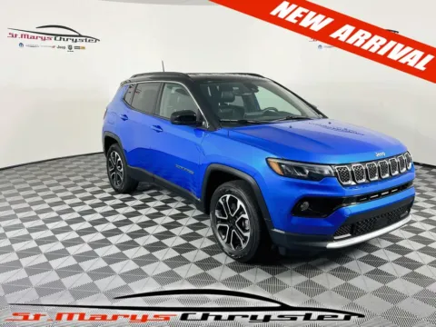 Blue 2023 Jeep Compass Limited for sale in Saint Marys, OH