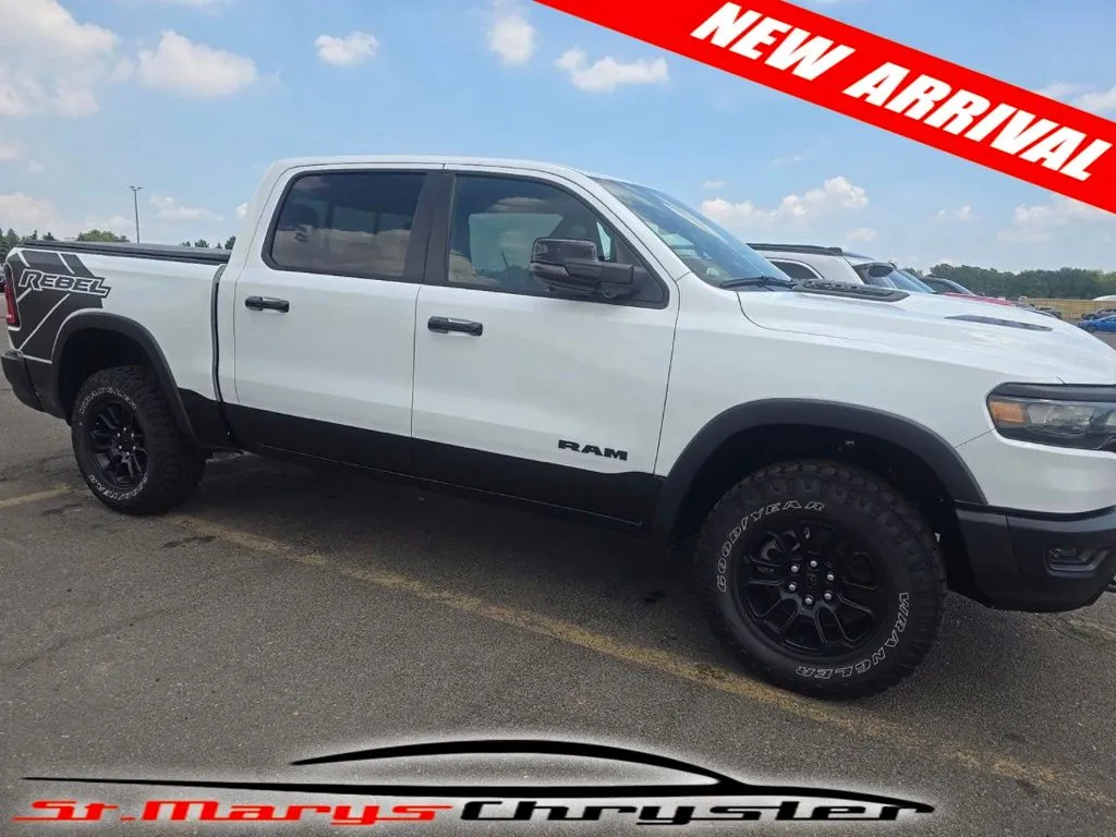 White 2025 Ram 1500 Rebel for sale in Saint Marys, OH