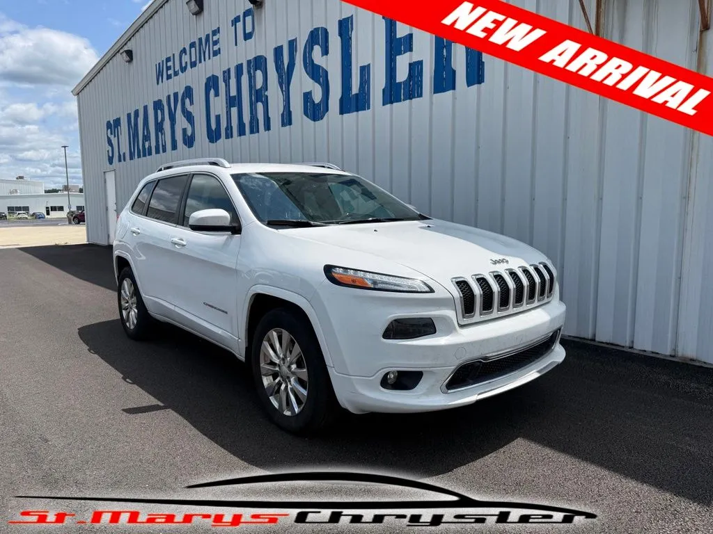 Used 2018 Jeep Cherokee Overland with VIN 1C4PJMJX6JD594036 for sale in Saint Marys, OH