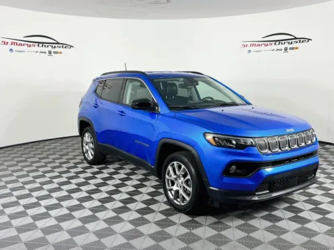 Blue 2022 Jeep Compass Latitude Lux for sale in Saint Marys, OH