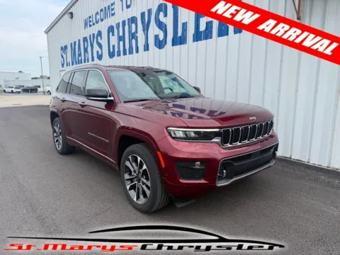 Red 2022 Jeep Grand Cherokee Overland for sale in Saint Marys, OH
