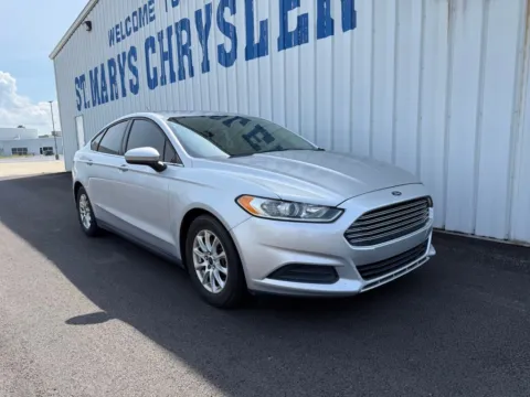 Silver 2016 Ford Fusion S for sale in Saint Marys, OH