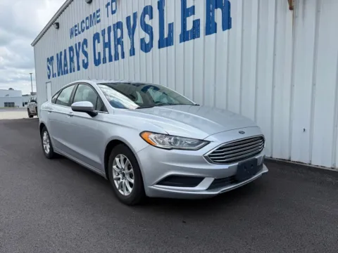Silver 2017 Ford Fusion S for sale in Saint Marys, OH