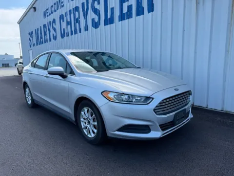 Silver 2016 Ford Fusion S for sale in Saint Marys, OH