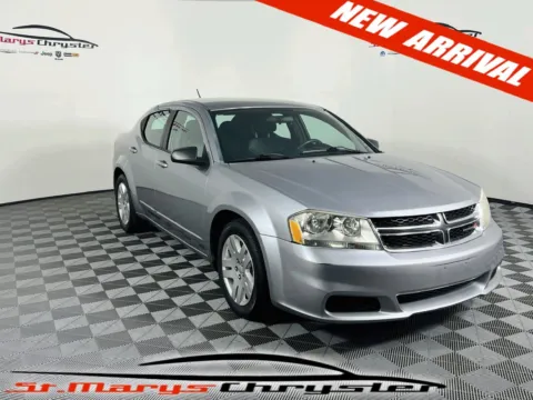 Silver 2013 Dodge Avenger SE for sale in Saint Marys, OH