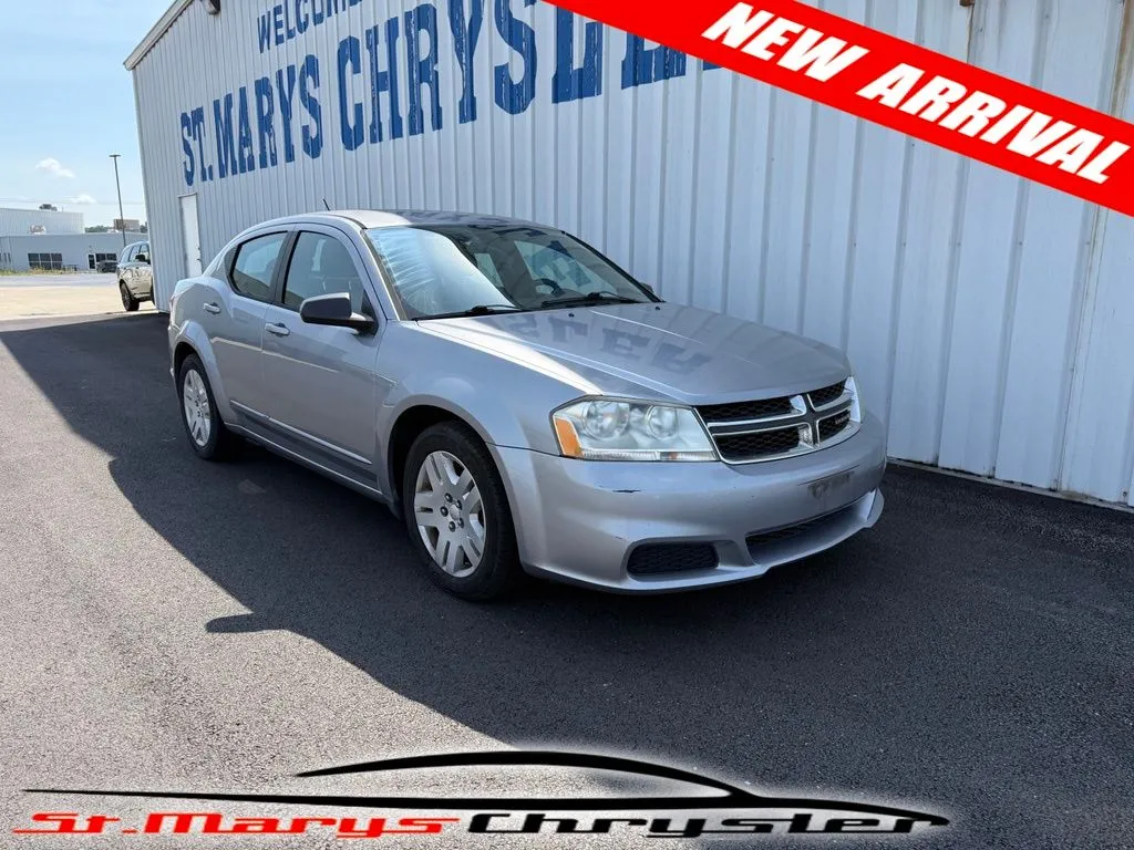 Silver 2013 Dodge Avenger SE for sale in Saint Marys, OH