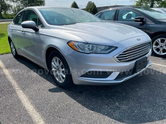 Silver 2017 Ford Fusion S for sale in Saint Marys, OH