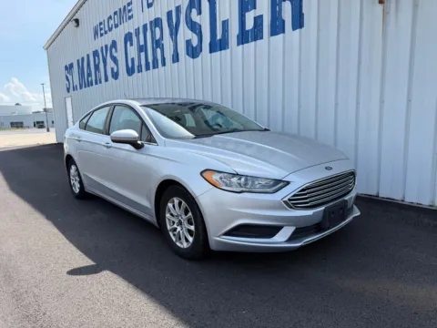 Silver 2017 Ford Fusion S for sale in Saint Marys, OH