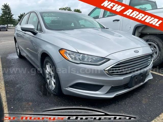 Silver 2017 Ford Fusion S for sale in Saint Marys, OH