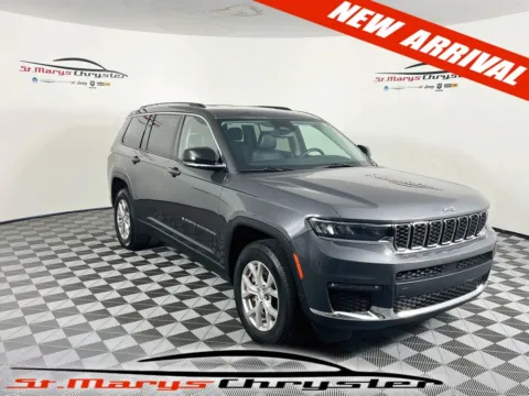 Gray 2021 Jeep Grand Cherokee L Limited for sale in Saint Marys, OH