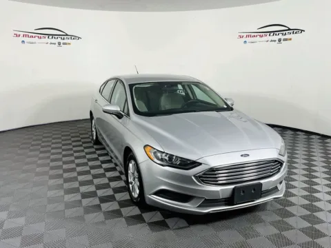 Silver 2017 Ford Fusion S for sale in Saint Marys, OH