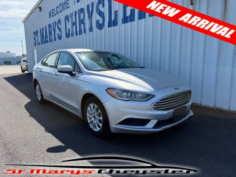 Silver 2017 Ford Fusion S for sale in Saint Marys, OH