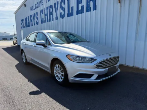 Silver 2017 Ford Fusion S for sale in Saint Marys, OH
