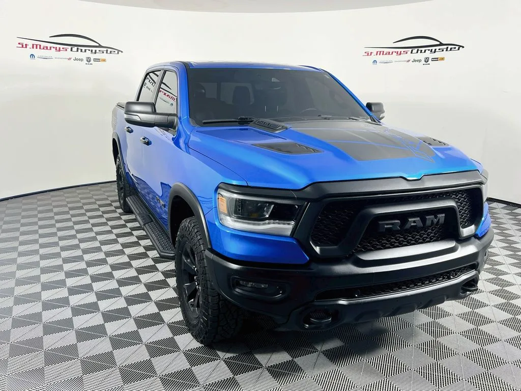 Blue 2024 Ram 1500 Rebel for sale in Saint Marys, OH