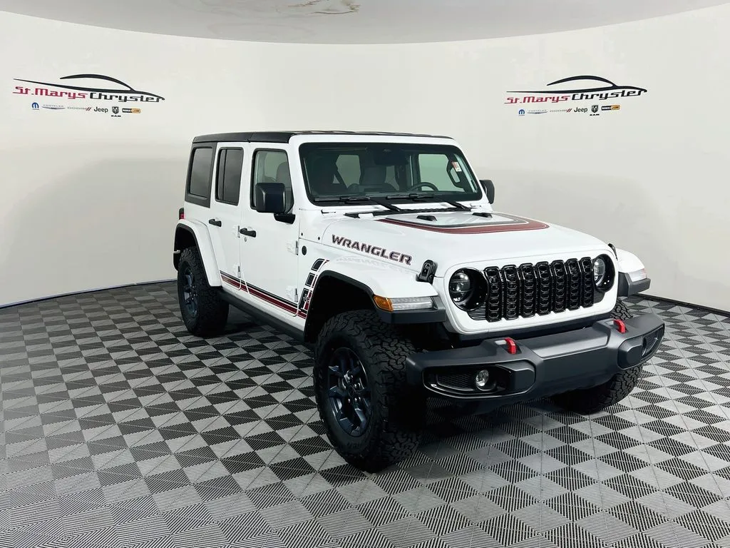 White 2026 Jeep Wrangler Willys for sale in Saint Marys, OH
