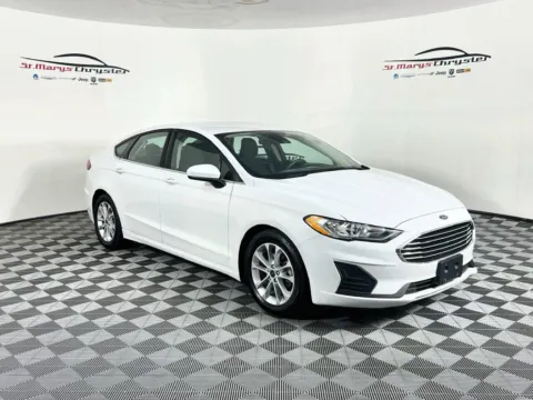 White 2019 Ford Fusion SE for sale in Saint Marys, OH