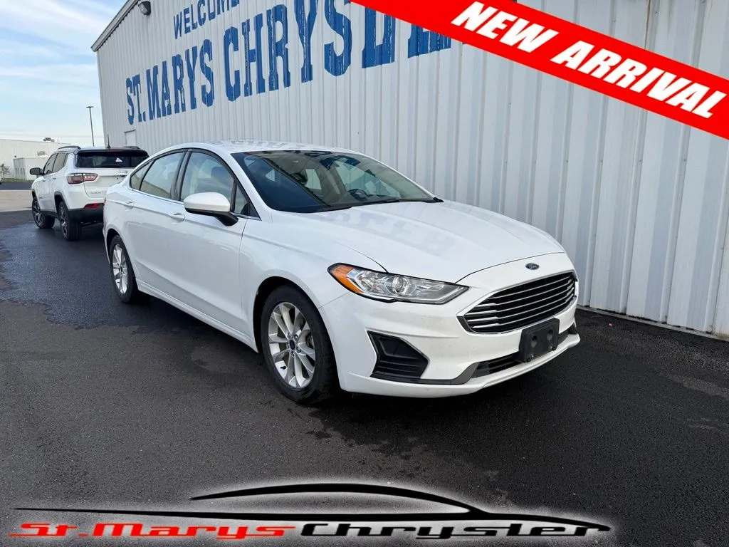 White 2019 Ford Fusion SE for sale in Saint Marys, OH