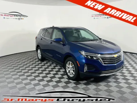 Blue 2022 Chevrolet Equinox LT for sale in Saint Marys, OH